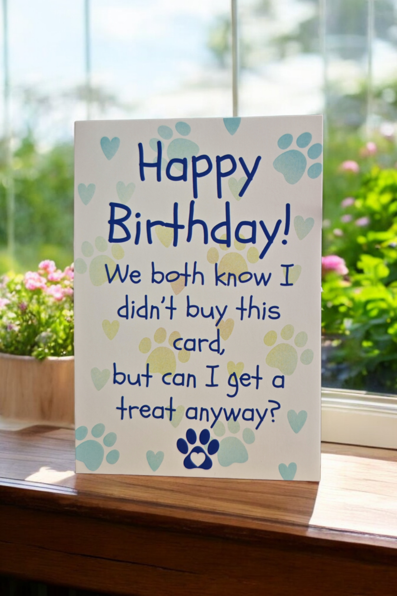 Birthday Card from the dog
