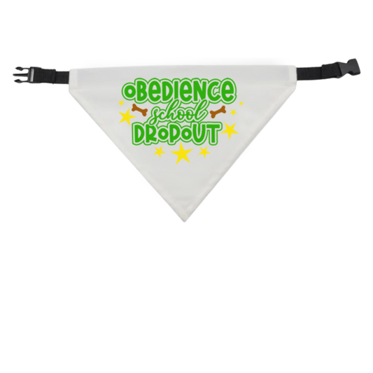 Obedience School Dropout Dog Bandana