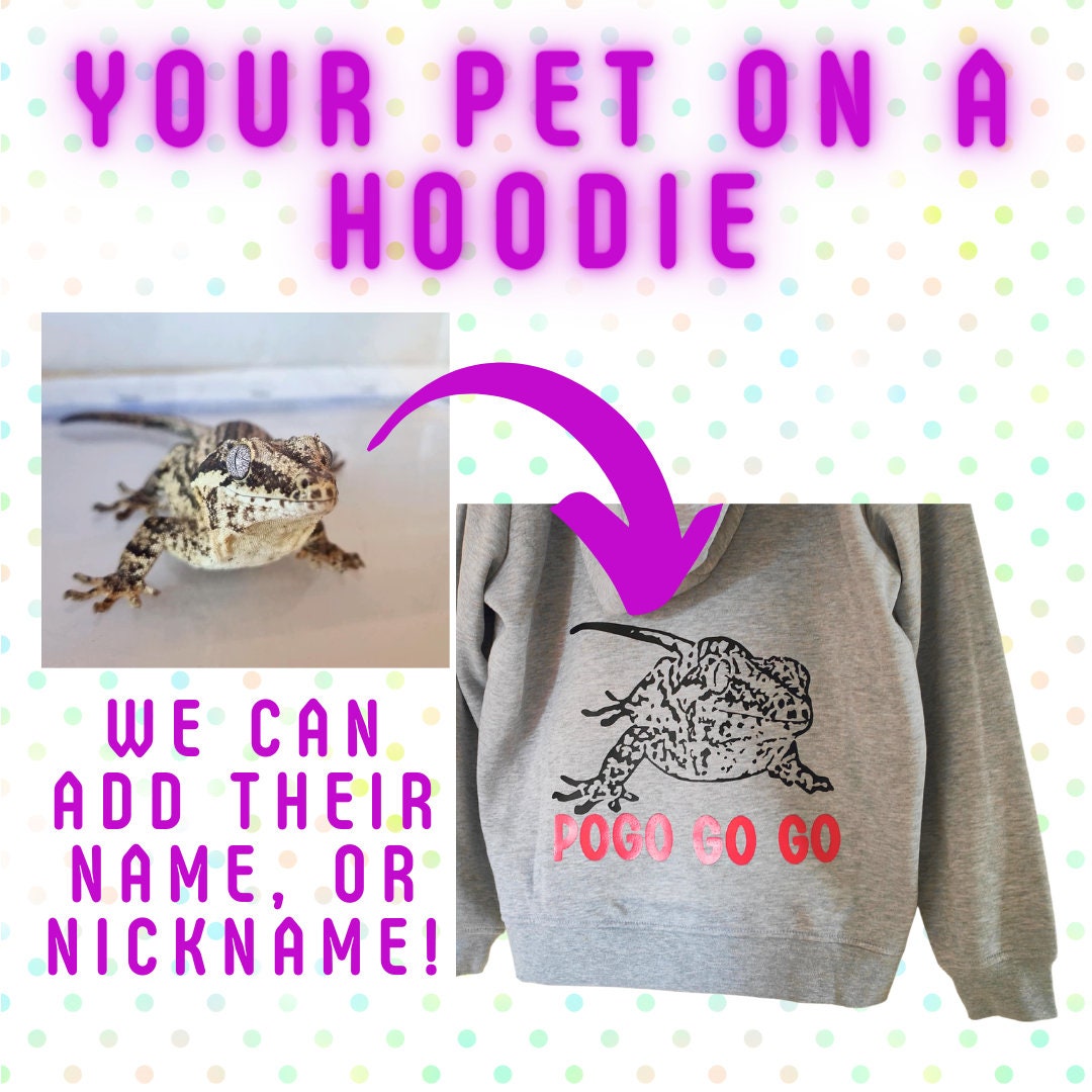 Personalised Pet Portait Hoodies and Tshirts - Custom, dog, cat, horse, rabbit, gecko - Gift for pet owner, dog mum, dog dad.