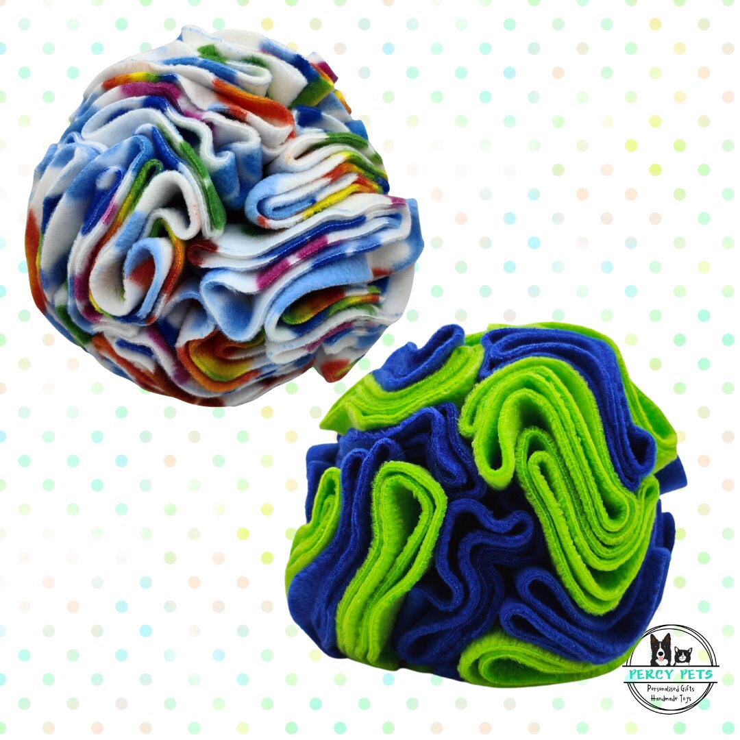 Snuffle Ball - great enrichment for dogs of all ages!