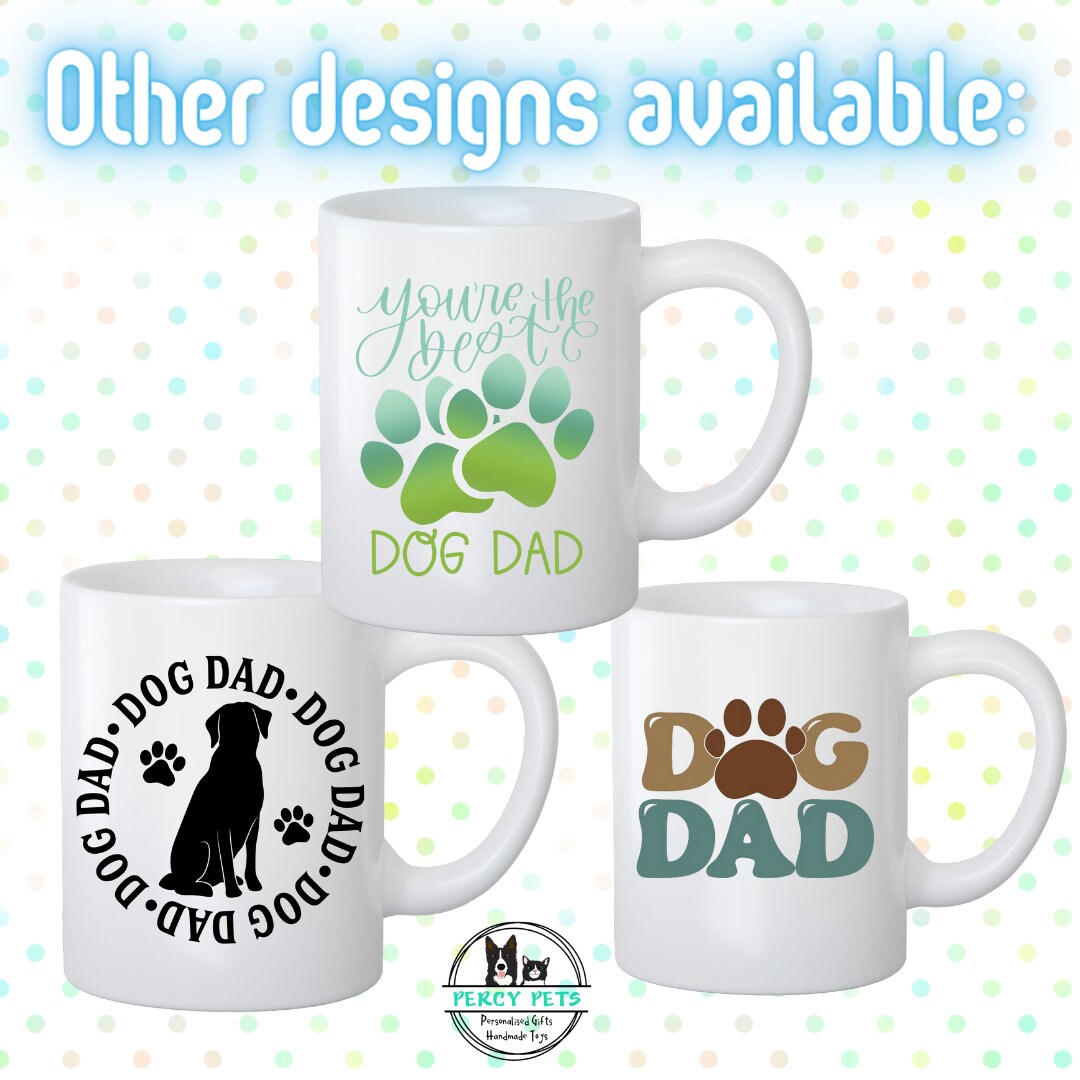 One Paw-some Dad Mug, Gift for Father's Day, Dog Dad, Dog lover, Dog Dad, friend, pet lover, unique present