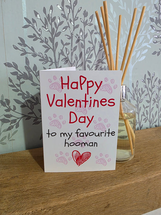 Valentines Card from the dog or cat
