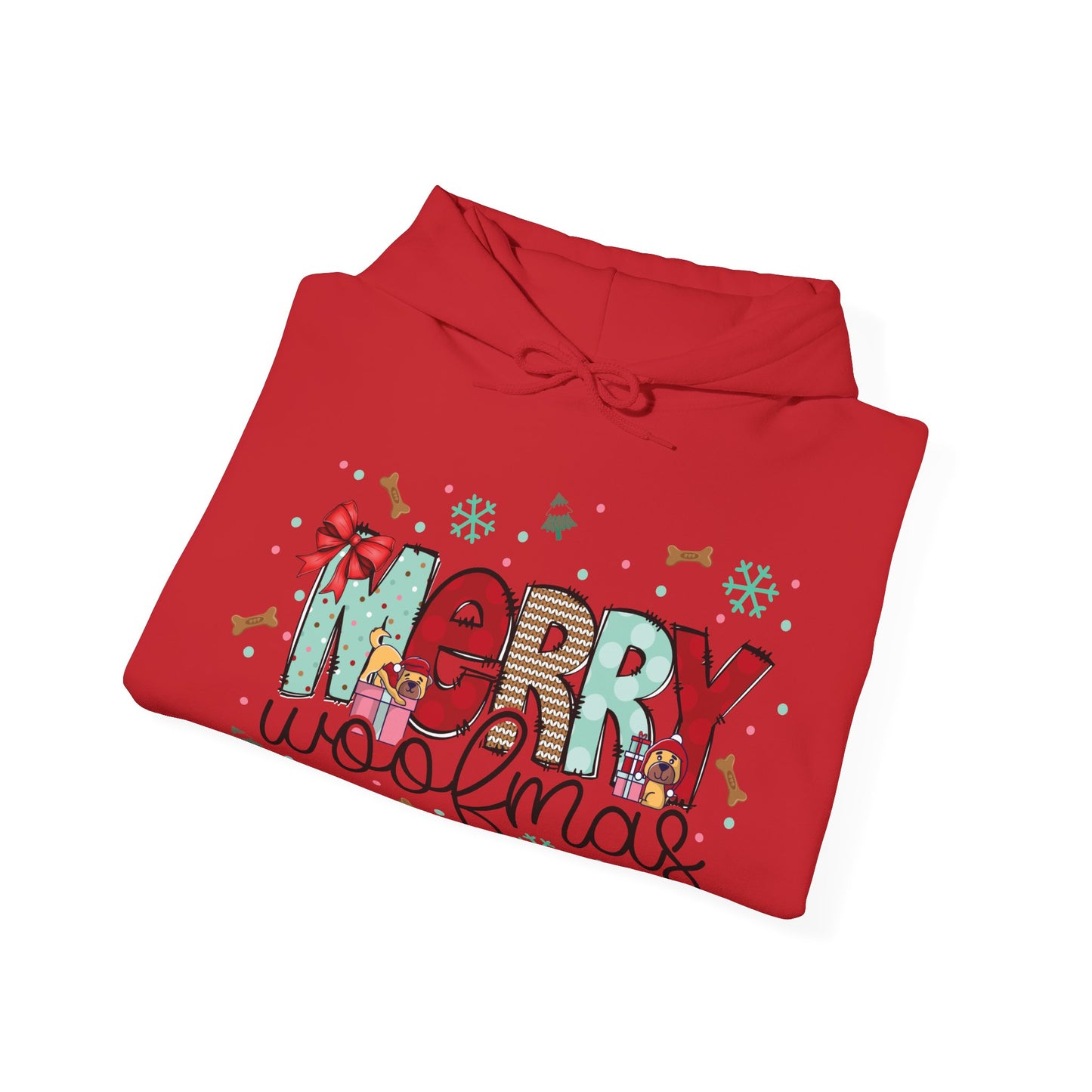 Merry Woofmas Hoodie — Cute Dog Christmas Sweatshirt