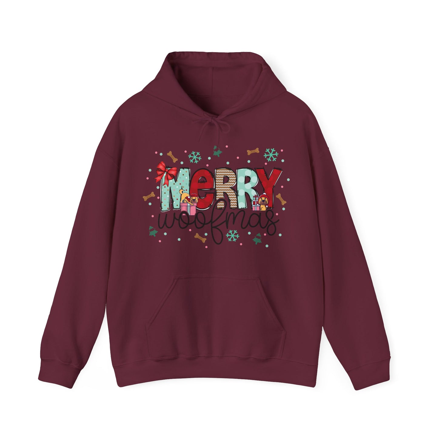 Merry Woofmas Hoodie — Cute Dog Christmas Sweatshirt