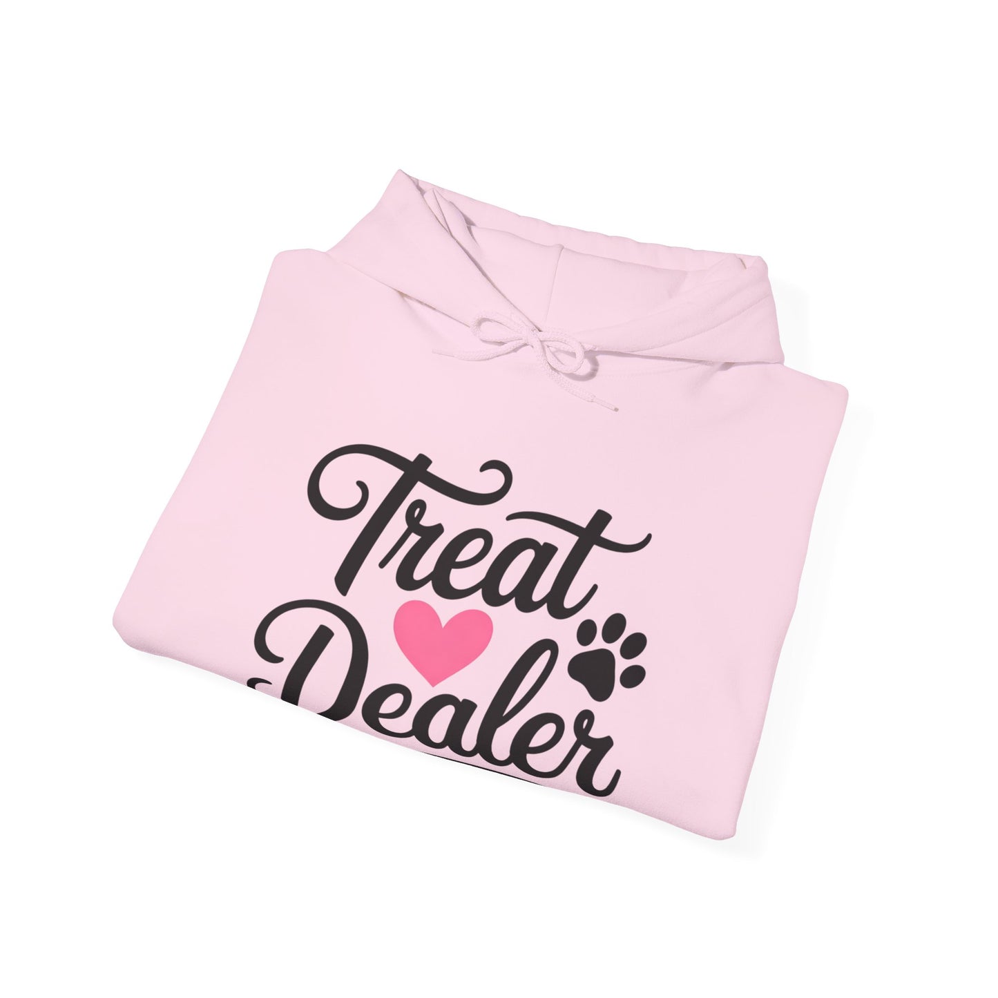 Treat Dealer Hoodie — Cute Paw & Heart Dog Lover Sweatshirt
