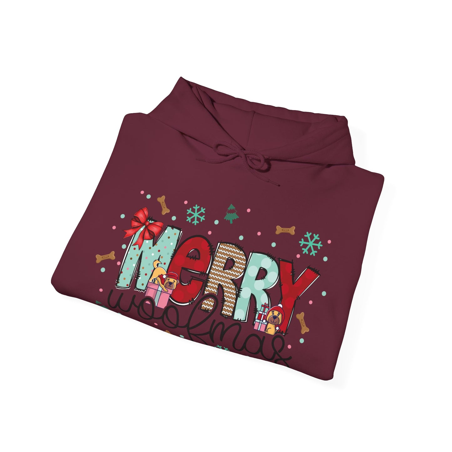Merry Woofmas Hoodie — Cute Dog Christmas Sweatshirt