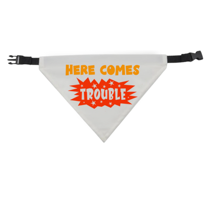 Here Comes Trouble Dog Bandana