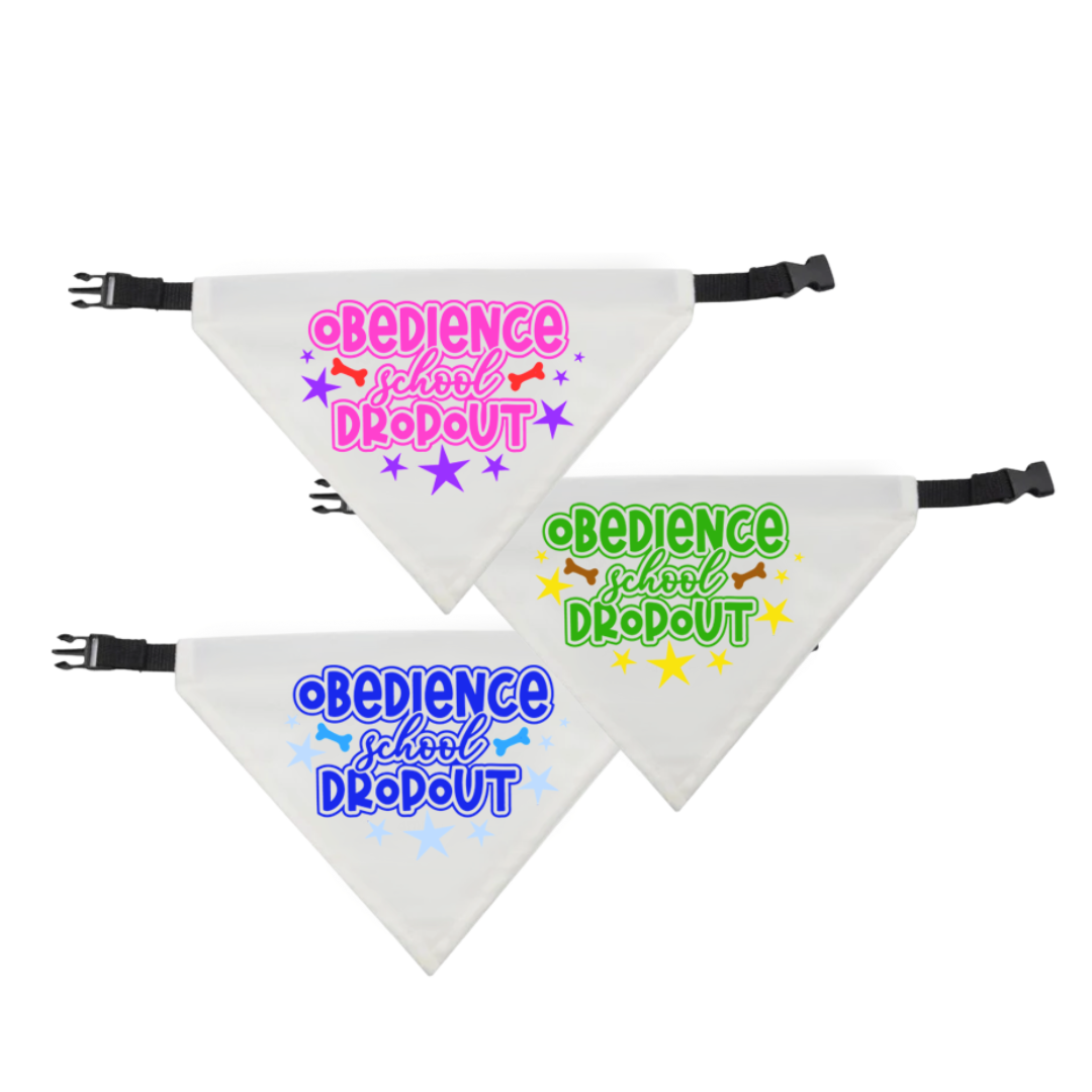 Obedience School Dropout Dog Bandana