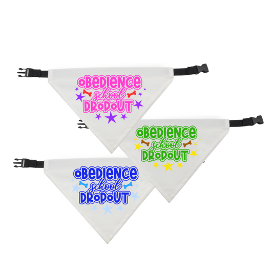 Obedience School Dropout Dog Bandana