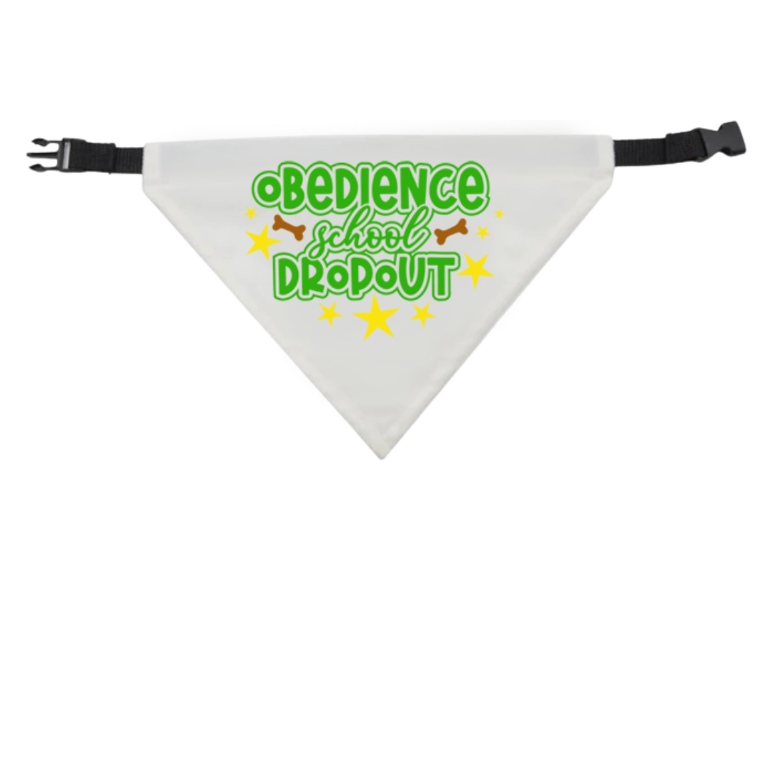 Obedience School Dropout Dog Bandana