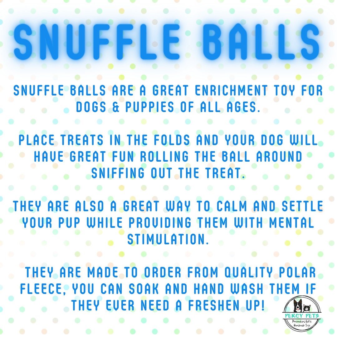 Snuffle Ball - great enrichment for dogs of all ages!