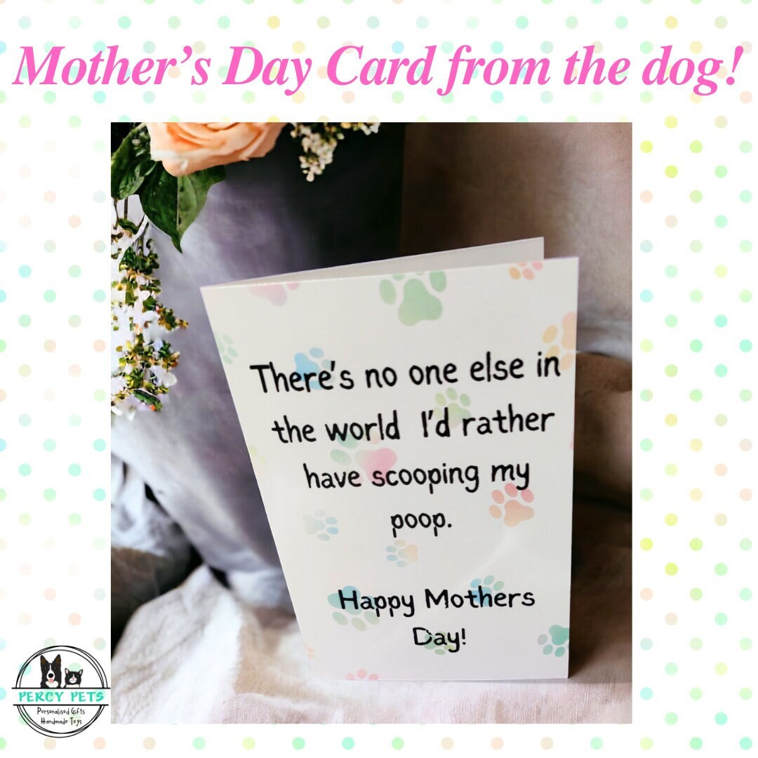 Mother's Day Card from the dog