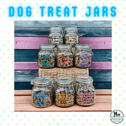 Dog Treat Jars