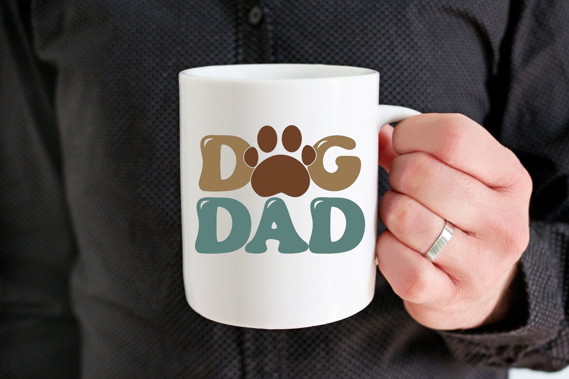 Dog Dad Mug, Gift for Father's Day, Dog Dad, Dog lover, Dog Dad, friend, pet lover, unique present