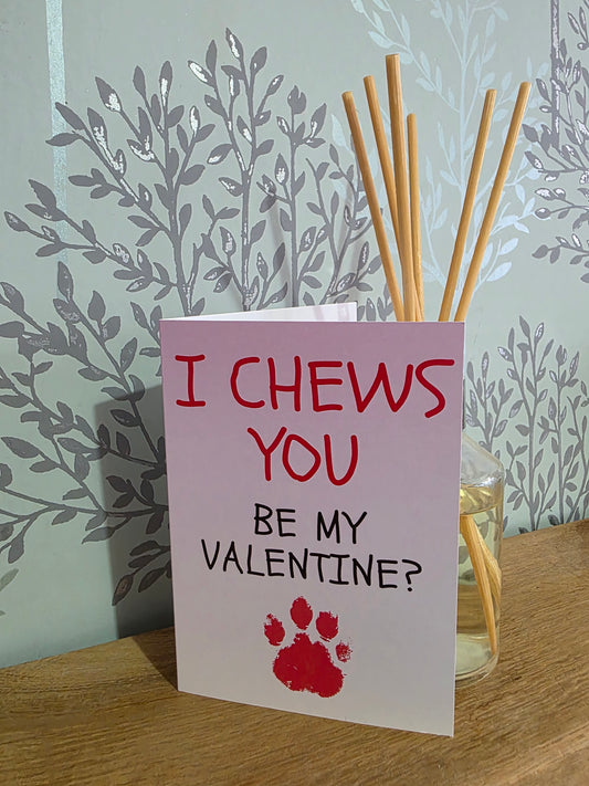 Valentines Card from your dog