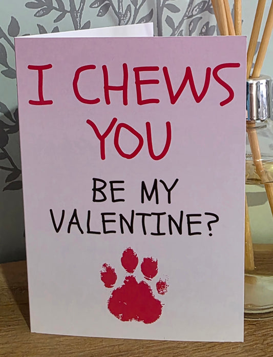Valentines Card from your dog