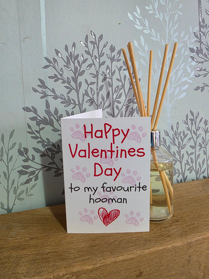 Valentines Card from the dog or cat